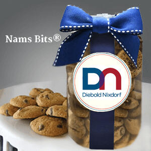 Nam&#39;s Bits® are small 1 1/8&quot; bitesize cookies. If you try one, you won&#39;t stop until the container is empty! Hand-cracked eggs and real butter make Nam&#39;s Bits the tastiest, most addictive cookie on the market. DN logo on each plastic pint jar.